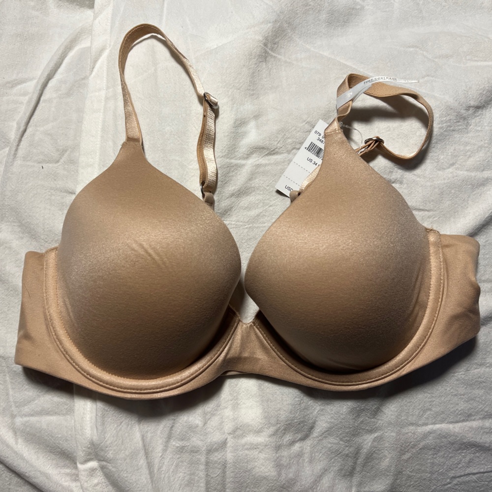 NWT Aerie Sunnie Lightly Lined Bra Nude 34B| t-shirt bra